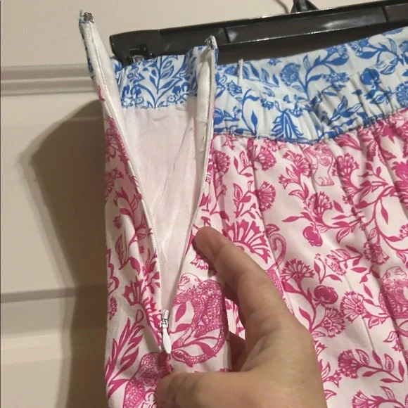 Roller Rabbit XL Floral Multicolor Maxi Skirt - Picture 4 of 6